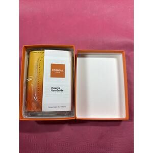 Cotocul Small Wallet Kyoto Japan Orange And Yellow Brand New! L2